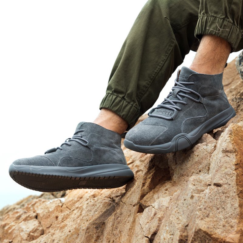 Fall 2021 new Martin boots trend fashion casual shoes tooling shoes men's trendy shoes