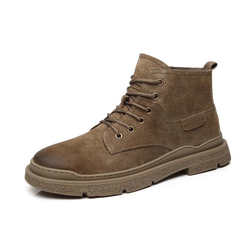 2021 Martin boots men's high-top trendy men's short boots men's tooling shoes trend boots British style leather autumn men's shoes